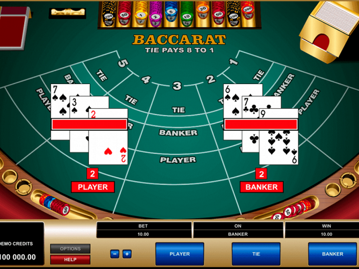 Các loại cược trong baccarat