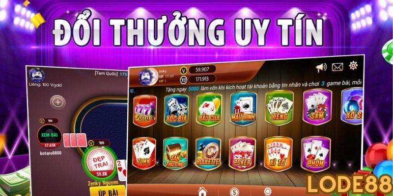 Giới thiệu về game bài đổi thưởng LODE88