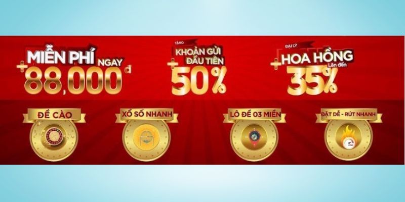 Chương trình khuyến mãi hấp dẫn có tại LODE88